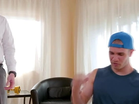 Hyper straight man Kyler Drayke fucks his gay