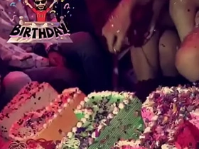 Adult Girls Celebrating Birthday