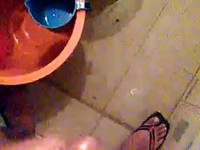 Desi boy masturbating in toilet